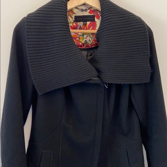 Steve Madden asymmetrical coat - Picture 2 of 4